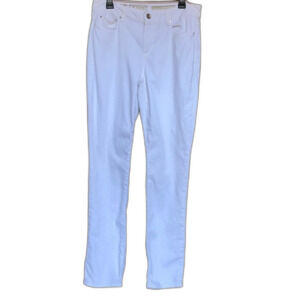 DKNY soho skinny white jeans